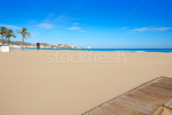 Cullera Sant Antoni beach San Antonio in Valencia Stock photo © lunamarina