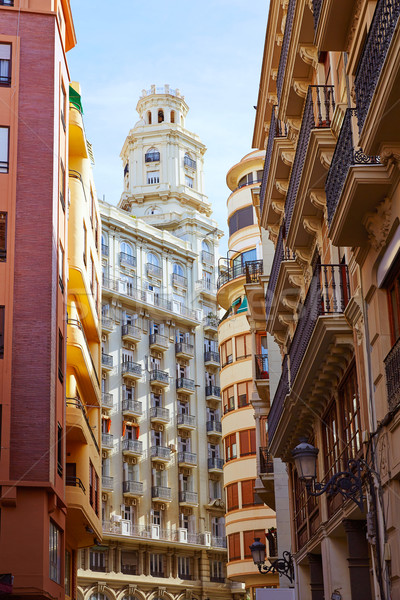 Valência cidade centro da cidade Espanha edifícios arte Foto stock © lunamarina