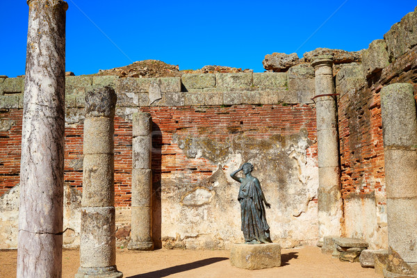Romano anfiteatro Espanha la edifício cidade Foto stock © lunamarina