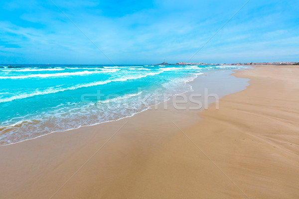 Манга пляж Испания облака пейзаж Сток-фото © lunamarina