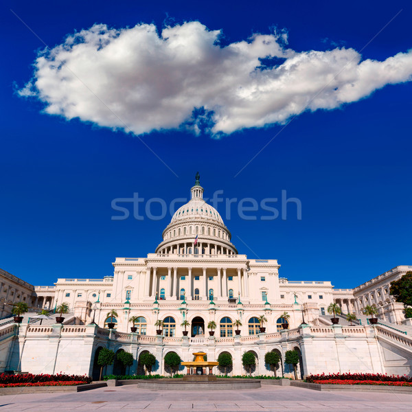 Stock photo: Capitol building Washington DC sunlight day US