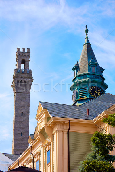 Cape Cod Provincetown Pilgrim tower Massachusetts Stock photo © lunamarina