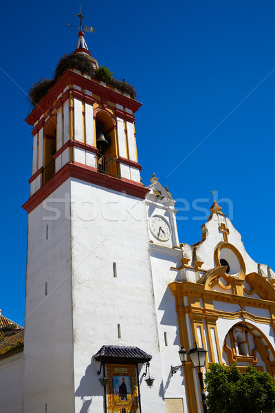 Castilblanco church by via de la Plata way Spain Stock photo © lunamarina
