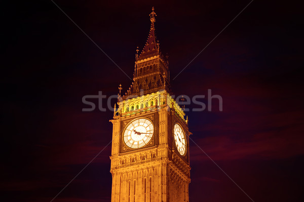 Big Ben saat kule Londra İngiltere şehir Stok fotoğraf © lunamarina