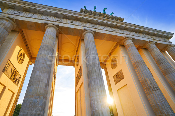 Berlin Brandenburg Gate Brandenburger Tor Stock photo © lunamarina