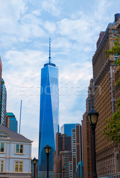 Lower Manhattan with Prudential Tower New York Stock photo © lunamarina