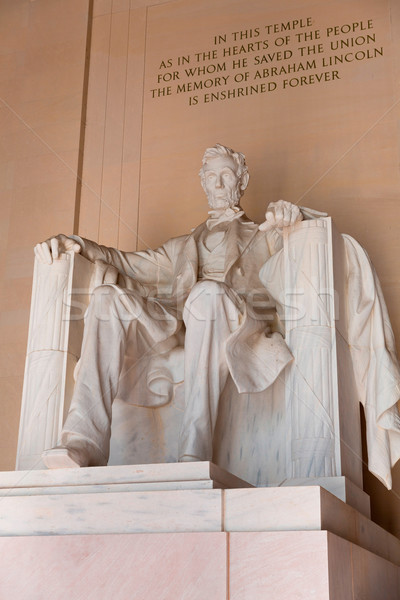 Abraham Lincoln Memorial building Washington DC Stock photo © lunamarina