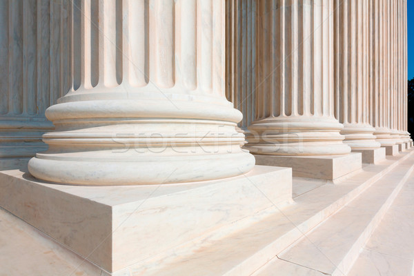 Stock photo: Supreme Court of United states columns row