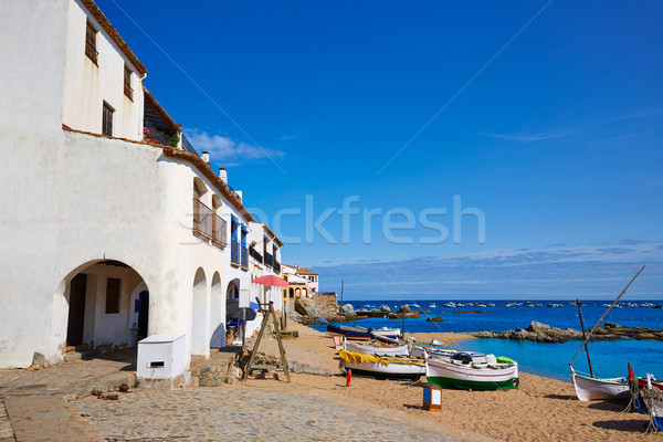 Calella de Parafrugell in Costa Brava of Girona Stock photo © lunamarina