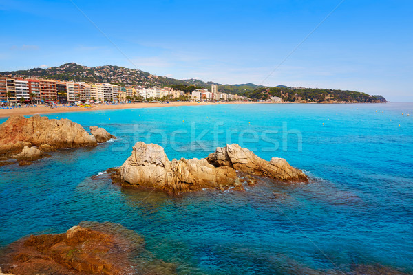 Costa Brava beach Lloret de Mar Catalonia Spain Stock photo © lunamarina