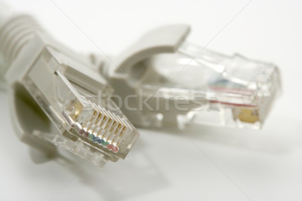 Electronic connection cable ethernet rj45 Stock photo © lunamarina