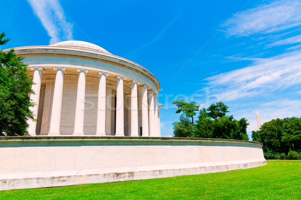 Washington DC USA gebouw stad Blauw reizen Stockfoto © lunamarina