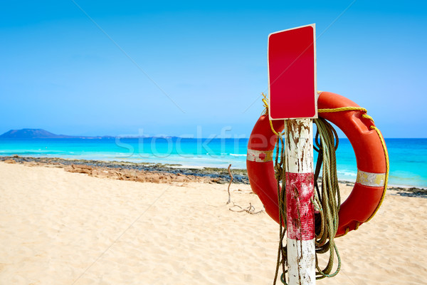 Corralejo Beach Fuerteventura at Canary Islands Stock photo © lunamarina