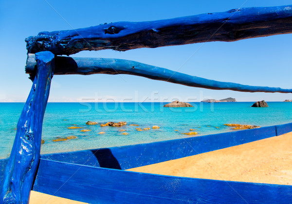 Aiguas Blanques Agua blanca Ibiza beach Stock photo © lunamarina