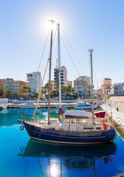 Jachthaven boten middellandse zee Spanje Valencia strand Stockfoto © lunamarina