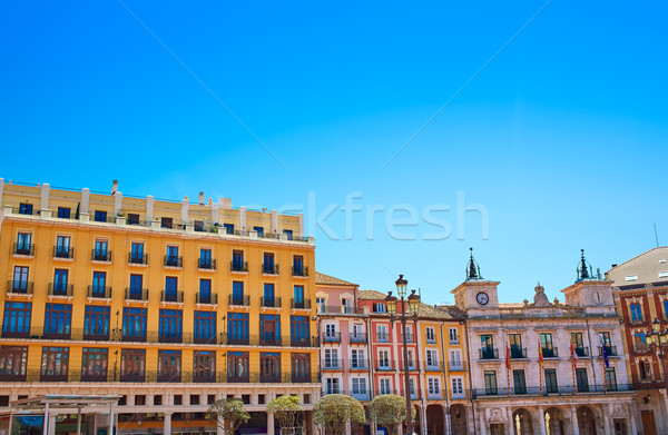 Burgos Plaza Mayor square in Castilla Spain Stock photo © lunamarina