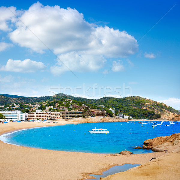 Tossa de Mar beach in Costa Brava of Catalonia Stock photo © lunamarina