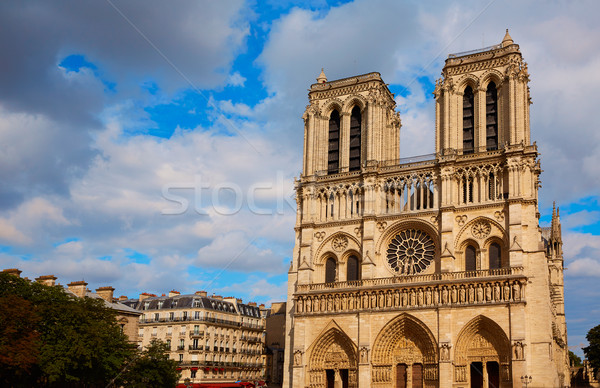 Notre Dame cathedral in Paris France Stock photo © lunamarina
