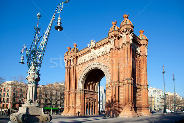 Arco del Triunfo Barcelona Triumph Arch Stock photo © lunamarina