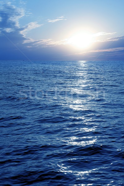 Morning mediterranean blue seascape, Spain Stock photo © lunamarina
