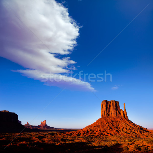 Monument Valley West Mitten Butte Utah Park Stock photo © lunamarina