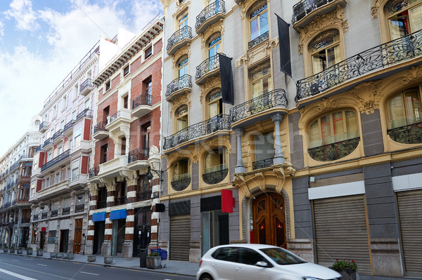 Calle de la Paz street of Valencia Stock photo © lunamarina