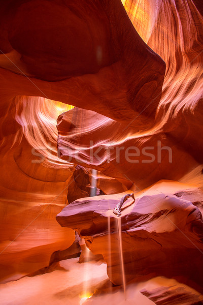 Stock photo: Antelope Canyon Arizona on Navajo land near Page 