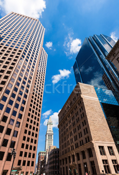 Stock photo: Boston in Massachusetts downtown buidings