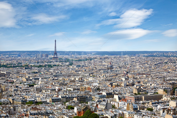 Paris Skyline montmartre France ciel [[stock_photo]] © lunamarina