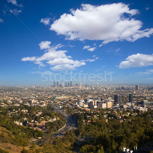 Centrum la Los Angeles panoramę California Cityscape Zdjęcia stock © lunamarina
