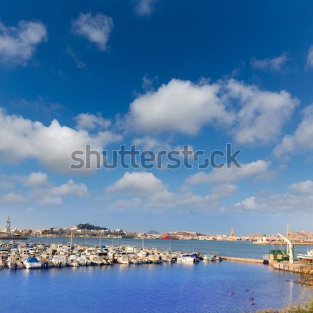 Cartagena Murcia port marina in Spain Stock photo © lunamarina