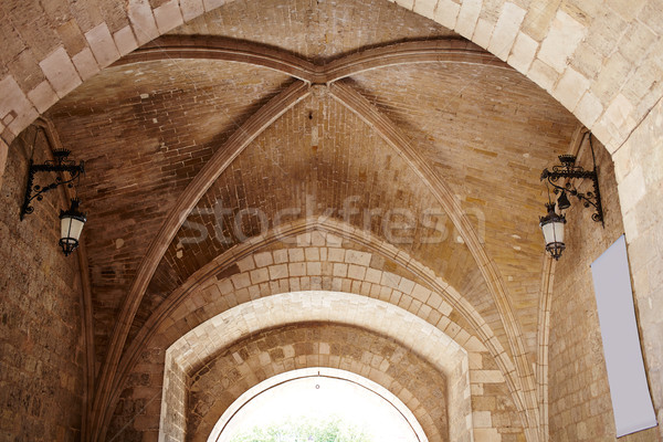 Burgos Arco de Santa Maria arch at Castilla Spain Stock photo © lunamarina