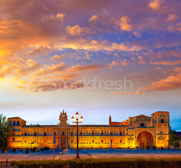 San Marcos in Leon at the way of Saint James Stock photo © lunamarina