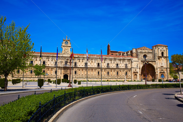 San Marcos in Leon at the way of Saint James Stock photo © lunamarina