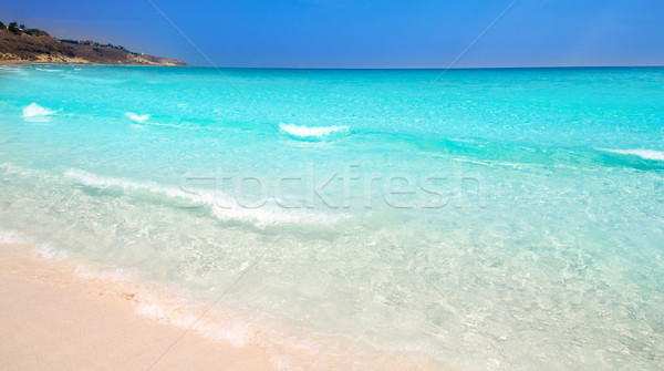 Plaży kanarek Hiszpania niebo wody Zdjęcia stock © lunamarina