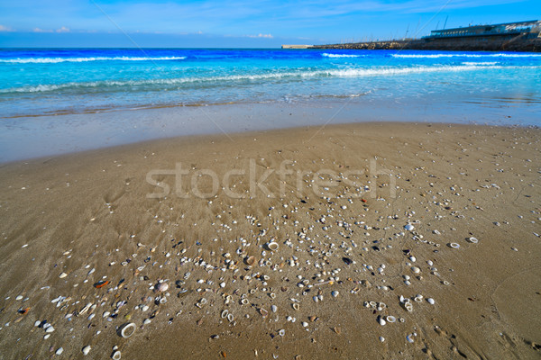 Valencia la strand Spanje water zon Stockfoto © lunamarina