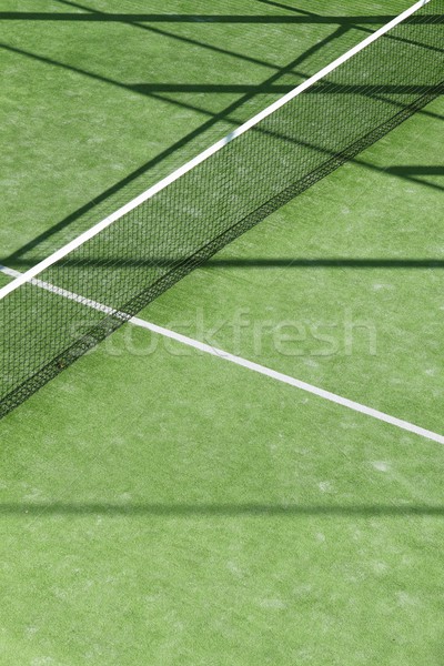 paddle tennis green grass camp field texture Stock photo © lunamarina