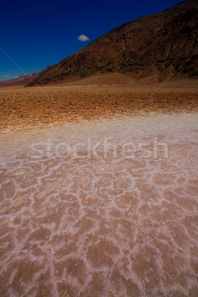 Badwater Basin Death Valley salt formations Stock photo © lunamarina