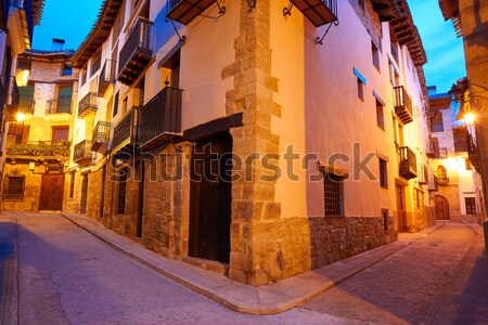Ciutadella Menorca Ses Voltes arches Ciudadela Stock photo © lunamarina