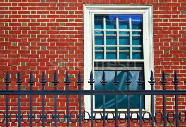 университета Кембридж Массачусетс США школы окна Сток-фото © lunamarina