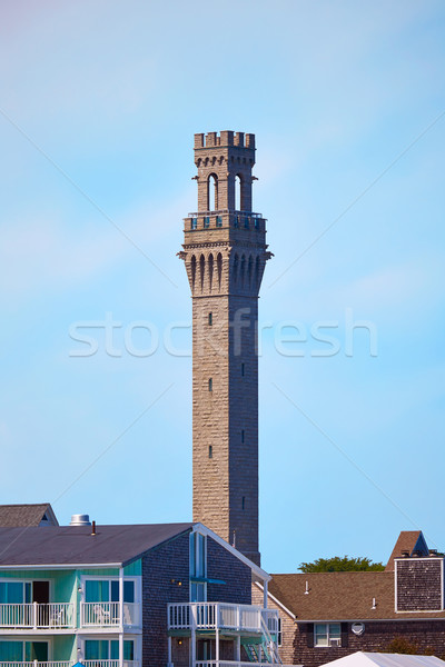 Cape Cod Provincetown Pilgrim tower Massachusetts Stock photo © lunamarina