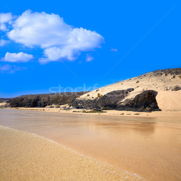Jandia beach Mal Nombre Fuerteventura Stock photo © lunamarina