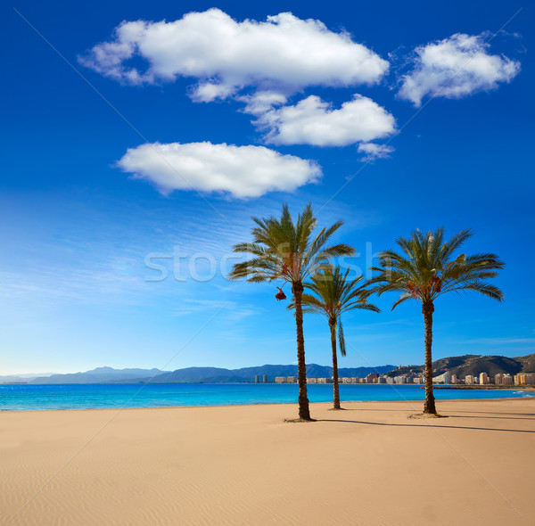 Cullera Playa los Olivos beach Valencia at Spain Stock photo © lunamarina