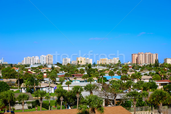 Plaj Florida liman turuncu ABD Stok fotoğraf © lunamarina
