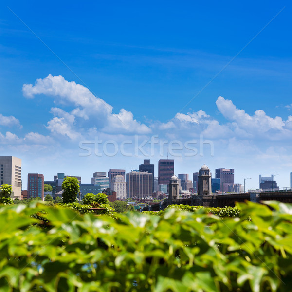 Boston puente Massachusetts EUA cielo viaje Foto stock © lunamarina