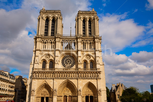 Notre Dame cathedral in Paris France Stock photo © lunamarina
