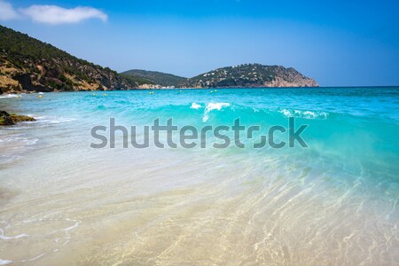 Alcudia beach in Cala San Pere from Balearic Mallorca Stock photo © lunamarina