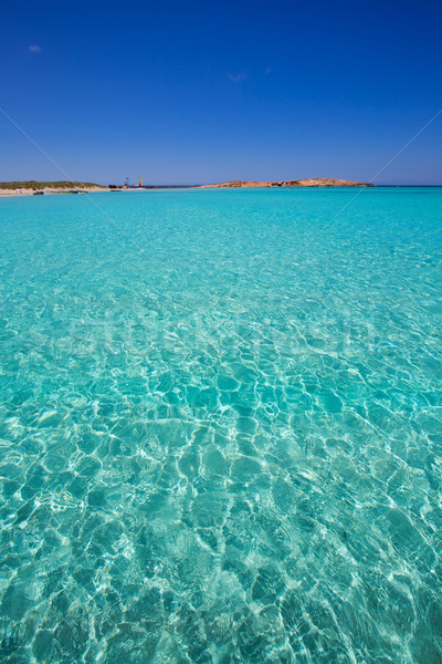 Illetes Illetas beach in Formentera Balearic Islands Stock photo © lunamarina