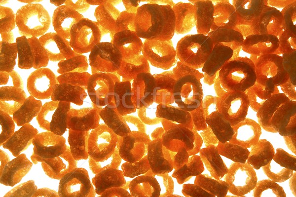 Round corn snack rings texture  Stock photo © lunamarina