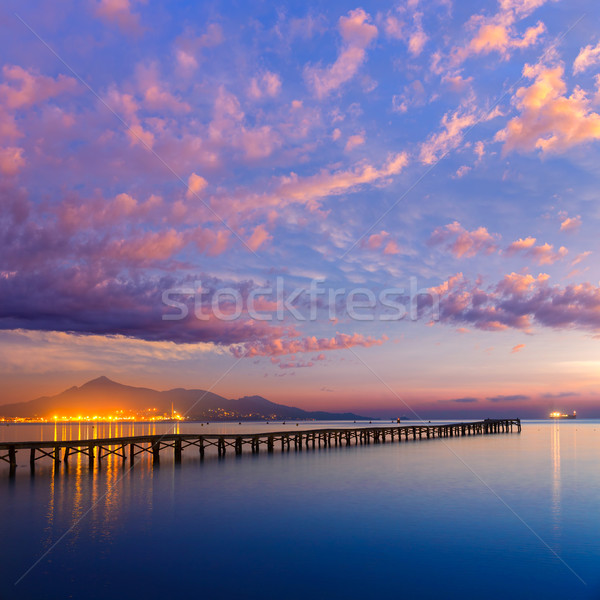 Plage sunrise majorque Espagne paysage [[stock_photo]] © lunamarina